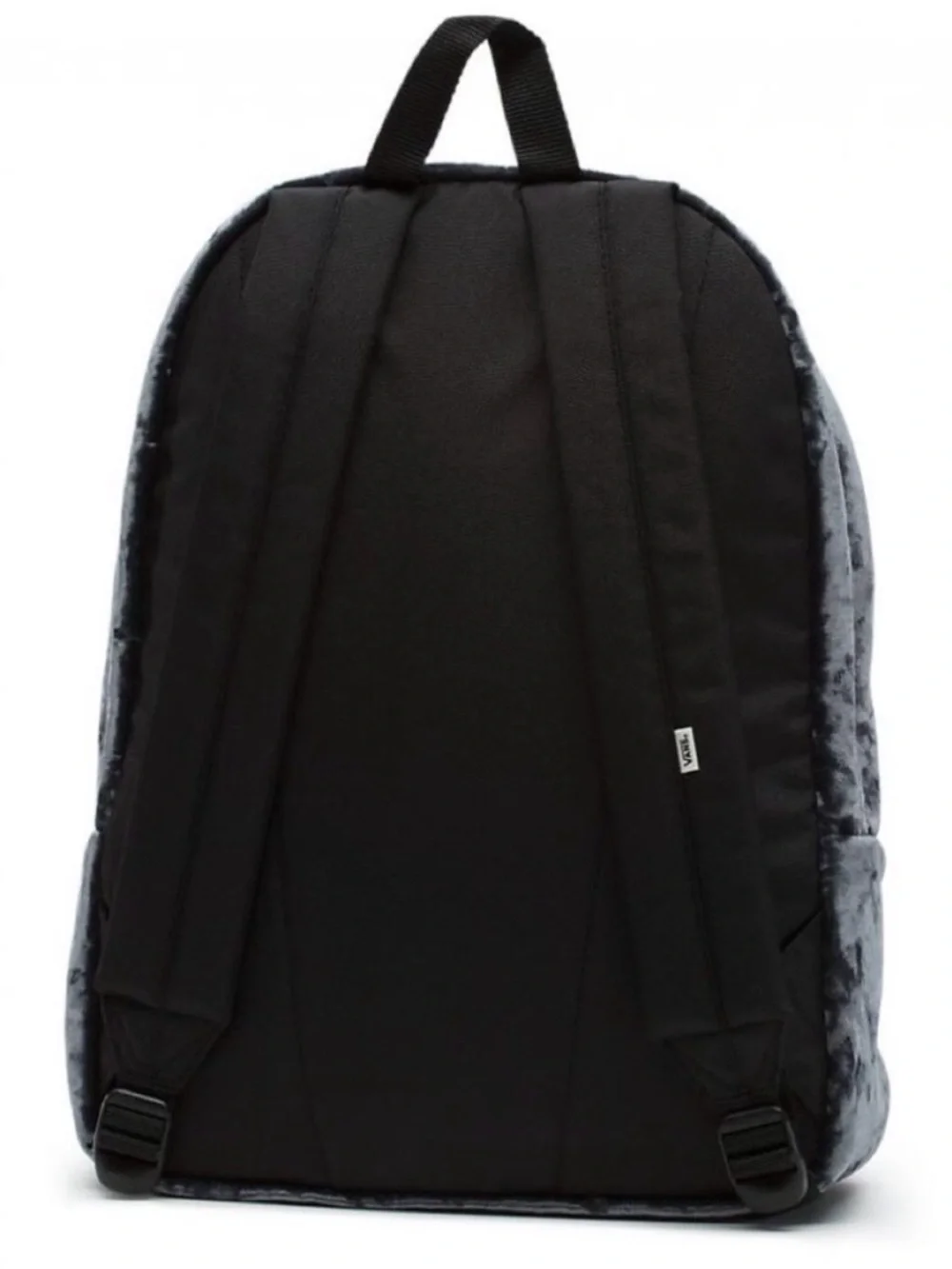 Vans Deana Backpack Grey Crushed Velvet 2 Pocket Stylish Casual Bag